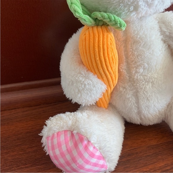 Stuffed Bunny Rabbit Easter Animaladventure Preowned Plush Furry 12” Sitting. - Picture 2 of 6